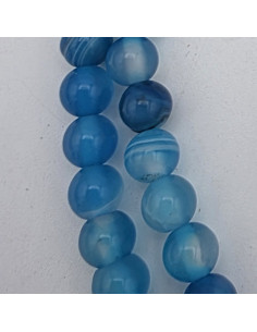 Achatkette blau 6mm