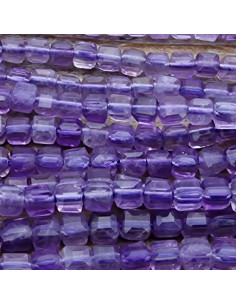 Amethystkette facettiert 2x2mm