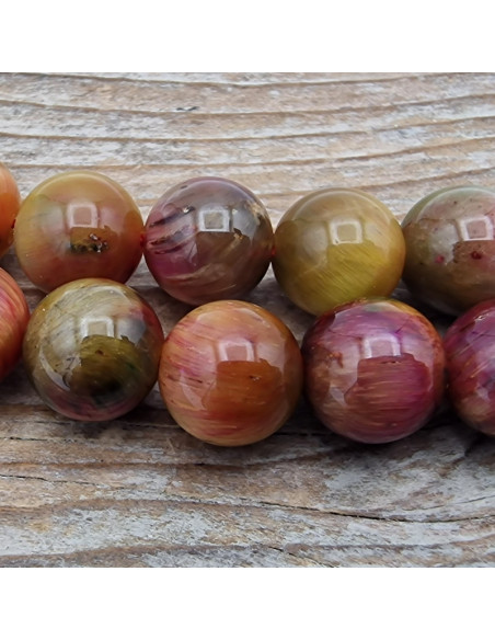 Tigeraugekette multicolor 8mm