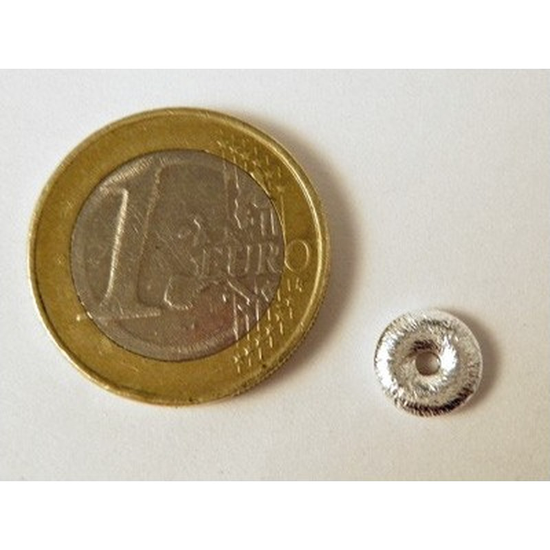 Zwischenteil, Scheibe 8x2mm, 925 Silber