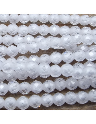 Zirkoniakette-stark funkelnd-facettiert 2mm