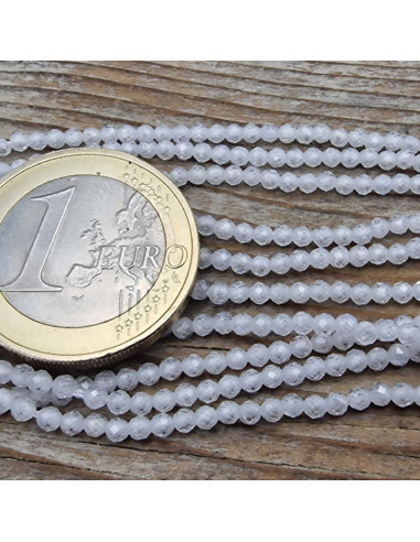 Zirkoniakette-stark funkelnd-facettiert 2mm
