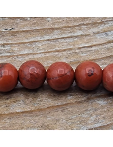 roter Jaspis Kette 4mm