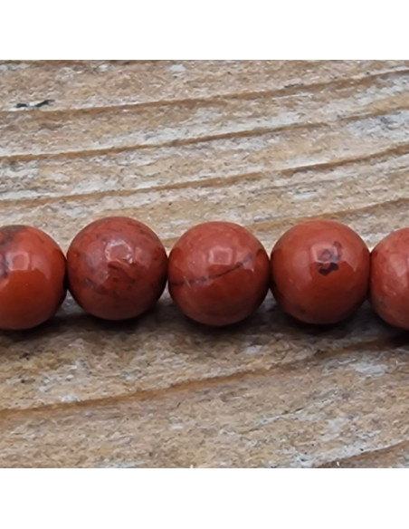roter Jaspis Kette 4mm