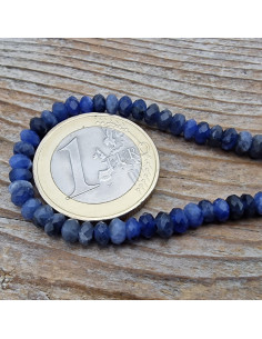 Sodalithkette facettiert 4x2mm 2