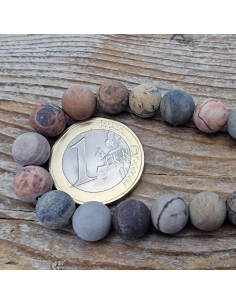 Dendritenjaspiskette matt 8mm 2