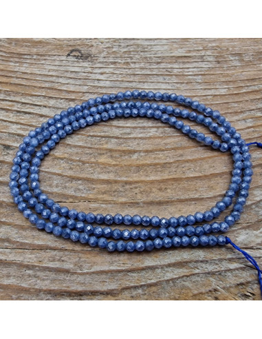 Zirkoniakette-stark funkelnd-facettiert 2mm