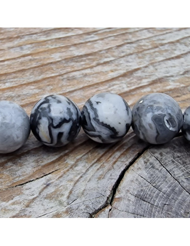 Picasso Jaspis Kette 6mm