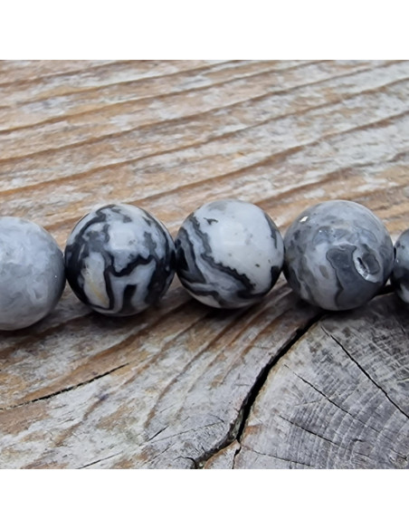 Picasso Jaspis Kette 6mm