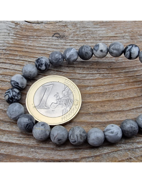 Picasso Jaspis Kette 6mm