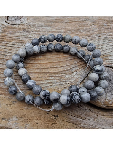 Picasso Jaspis Kette 6mm