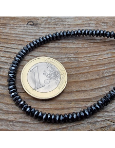 Blutsteinkette (Hämatit) 4x2mm facettiert 2