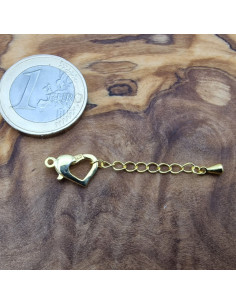 Schliesse 43mm inkl. Ketterl, 925 Silber vergoldet 2