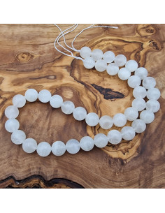 Mondsteintkette weiß 10mm 2