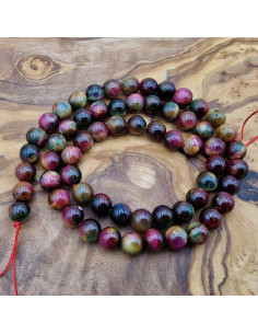 Tigeraugekette Multicolor 6mm 2