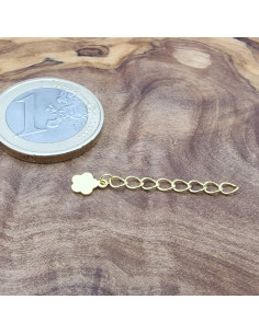 Verlängerungs Ketterl 3cm, 925 Silber vergoldet 2