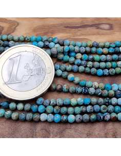 Türkiskette facettiert 3mm 2