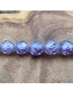 Zirkoniakette-stark funkelnd-facettiert 4mm