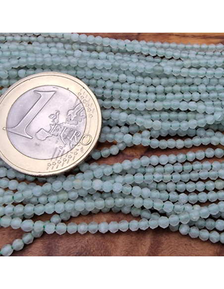 Aventurinkette facettiert 2mm