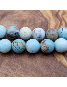 Blauer Opal Kette 6mm