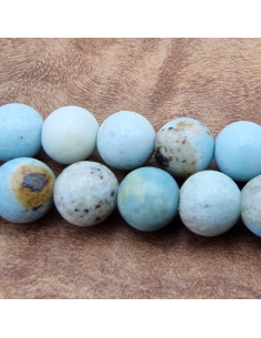 Blauer Opal Kette 5mm