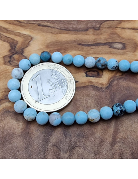 Blauer Opal Kette 5mm