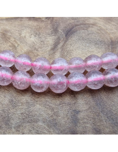 Erdbeerquarzkette 4mm