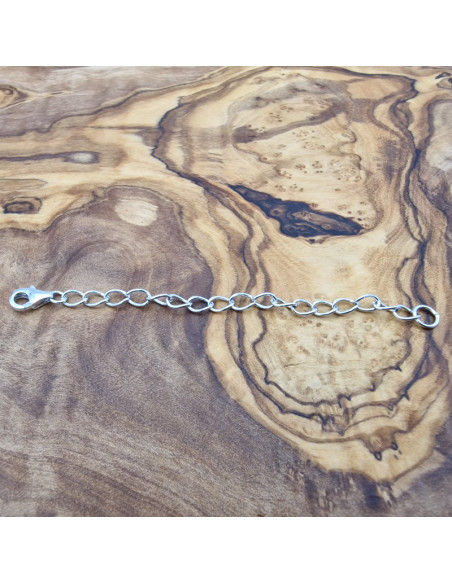 Verlängerungs Ketterl 3.5/80mm, 925 Silber rhodiniert