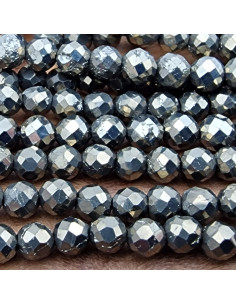 Pyritkette facettiert 3mm