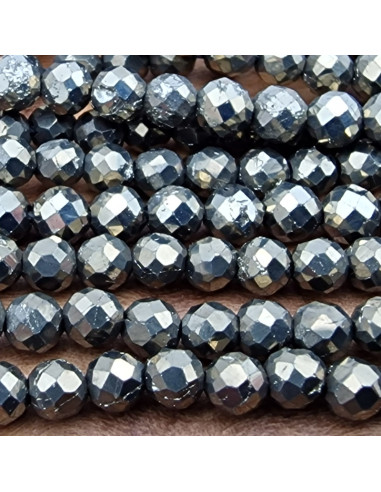 Pyritkette facettiert 3mm