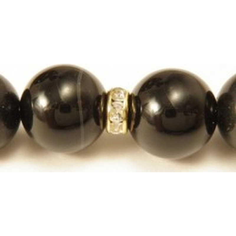 Zwischenteil Strass 5x2.5mm, Messing vergoldet