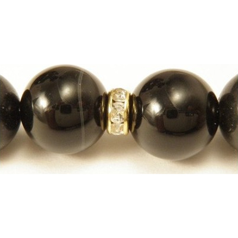 Zwischenteil Strass 5x2.5mm, Messing vergoldet