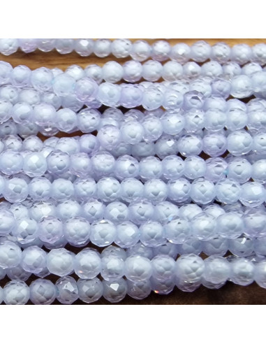 Zirkoniakette-stark funkelnd-facettiert 2mm