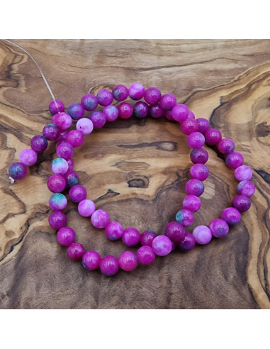 Achatkette rot/grün 6mm