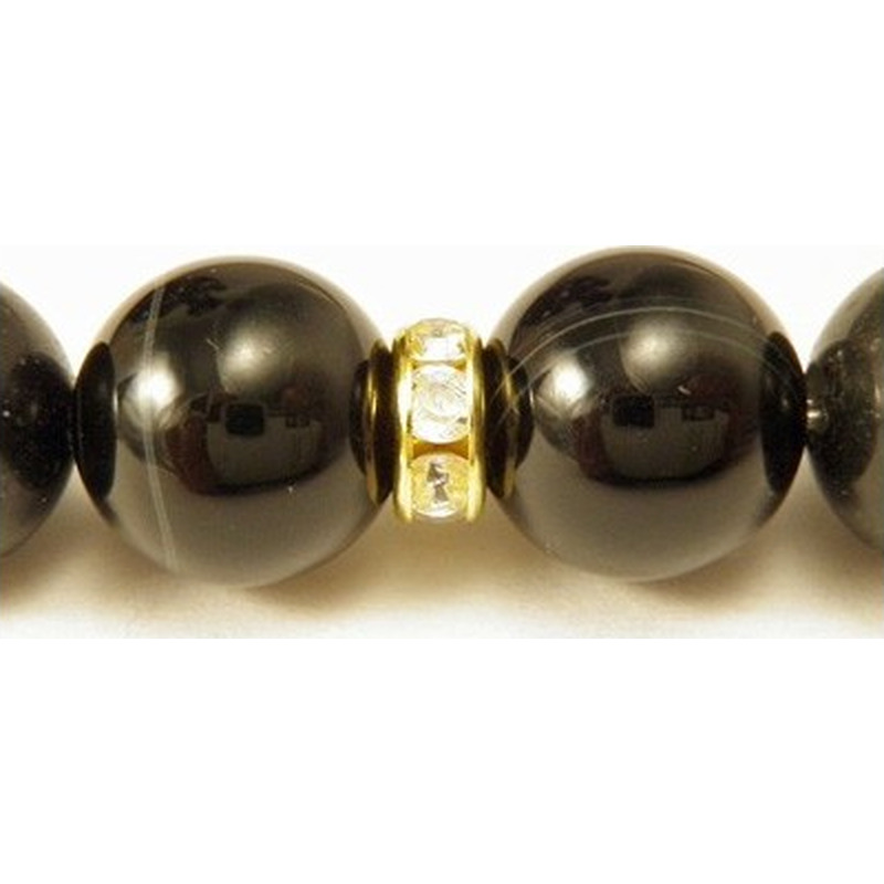 Zwischenteil Strass 6x2.5mm, Messing vergoldet