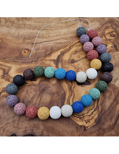 Lavakette 14mm multicolor