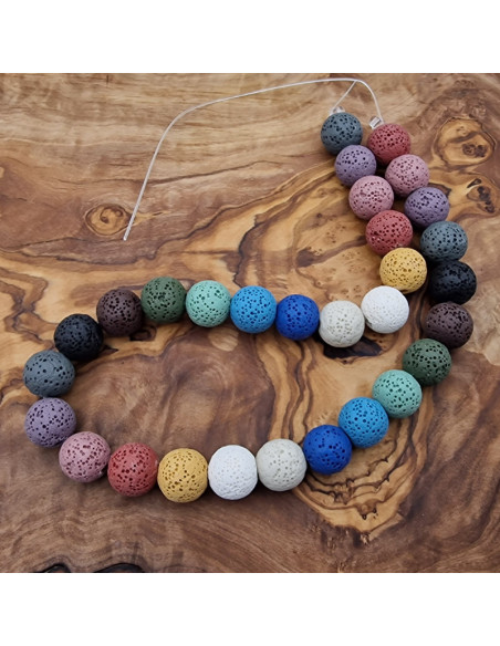 Lavakette 14mm multicolor