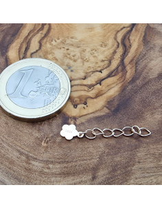 Verlängerungsketterl 3cm Silber ROSE vergoldet 2