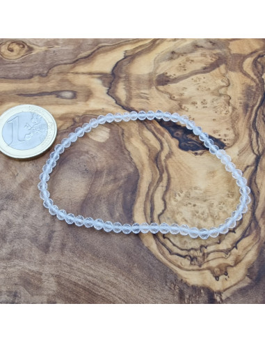 Bergkristall 3mm facettiert Armband