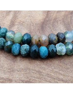 Fancy Jaspis Kette facettiert 4x2mm