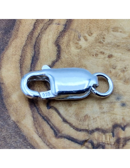 Schliesse 14mm, 925 Silber rhodiniert