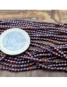 Zirkoniakette-stark funkelnd-facettiert 2mm 2