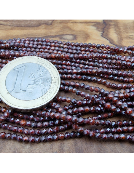 Zirkoniakette-stark funkelnd-facettiert 2mm