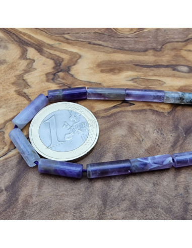 Amethystkette 4x13mm
