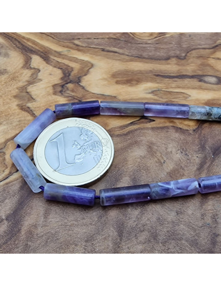 Amethystkette 4x13mm