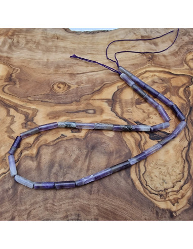 Amethystkette 4x13mm