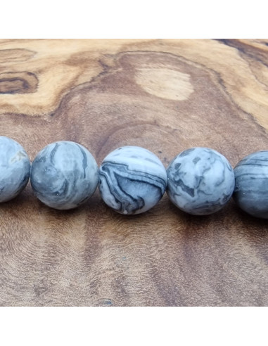 Picasso Jaspis Kette 8mm