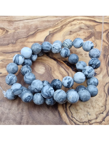 Picasso Jaspis Kette 8mm