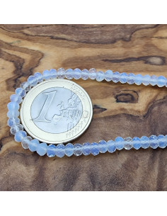 Opalitekette facettiert 4x2mm 2