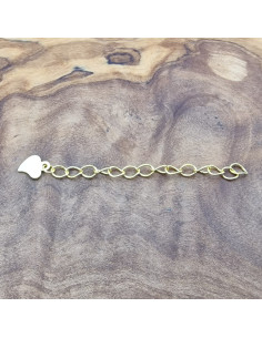 Verlängerungsketterl 4.5cm, 925 Silber vergoldet
